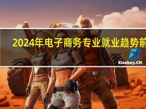 2024年电子商务专业就业趋势前瞻