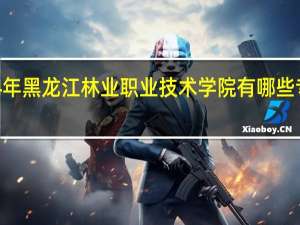 2024年黑龙江林业职业技术学院有哪些专业比较好