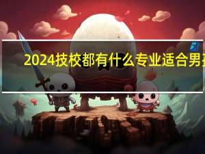2024技校都有什么专业适合男孩