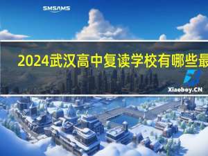 2024武汉高中复读学校有哪些最好
