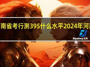2024河南省考行测395什么水平 2024年河南一分一段表