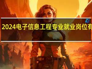 2024电子信息工程专业就业岗位有哪些