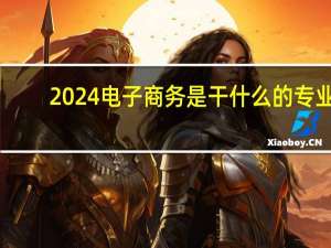 2024电子商务是干什么的专业