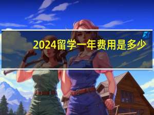 2024留学一年费用是多少