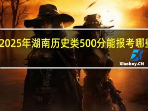 2025年湖南历史类500分能报考哪些大学（附2024院校录取分数线）