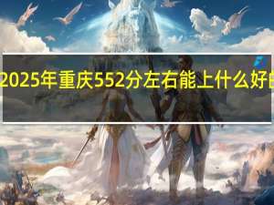 2025年重庆552分左右能上什么好的大学