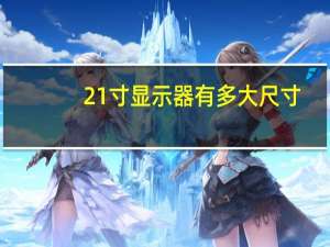 21寸显示器有多大尺寸