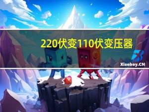 220伏变110伏变压器