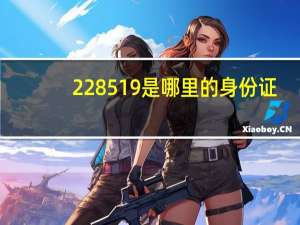 228519是哪里的身份证