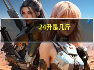 24升是几斤