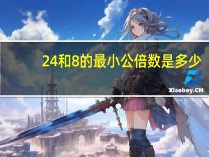 24和8的最小公倍数是多少