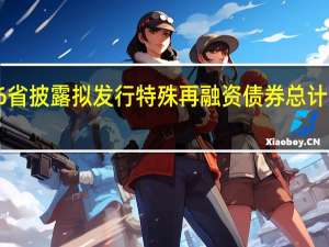 26省披露拟发行特殊再融资债券 总计规模超1.2万亿元