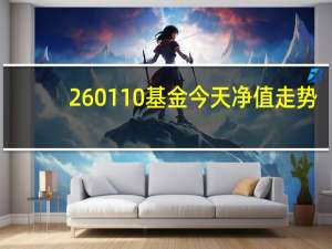 260110基金今天净值走势（260110基金今天净值）