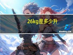 26kg是多少升