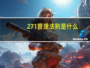 271管理法则是什么