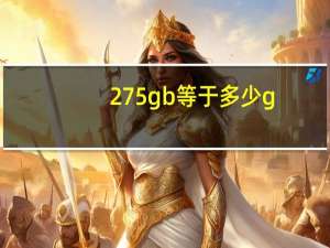 275gb等于多少g（27 5gb）