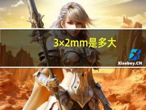 3×2mm是多大