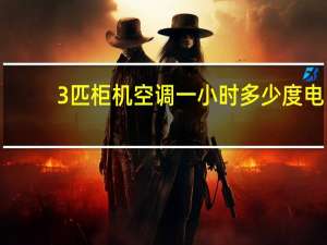 3匹柜机空调一小时多少度电