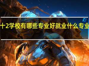 3十2学校有哪些专业好就业 什么专业前景好