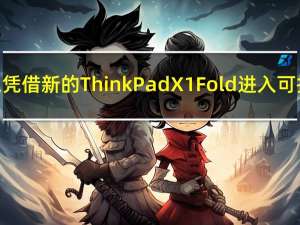 3月3日联想凭借新的ThinkPadX1Fold进入可折叠PC领域