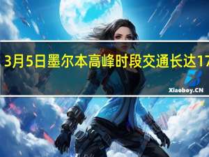 3月5日墨尔本高峰时段交通长达17公里