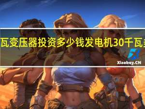 30千瓦变压器投资多少钱 发电机30千瓦多少钱一台