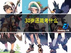 30岁还能考什么