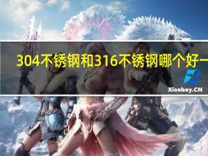 304不锈钢和316不锈钢哪个好一些（304不锈钢和316不锈钢哪个好）