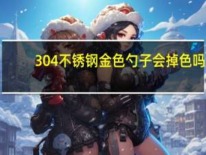 304不锈钢金色勺子会掉色吗