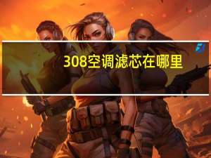 308空调滤芯在哪里
