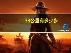 33公里有多少步