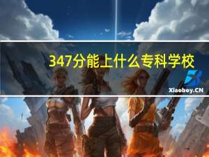 347分能上什么专科学校