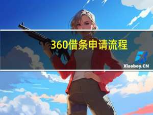 360借条申请流程