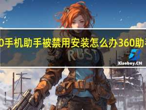 360手机助手被禁用安装怎么办 360助手电脑版
