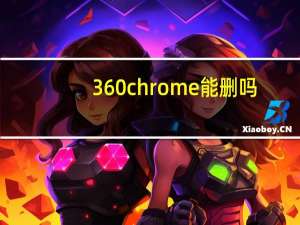 360chrome能删吗