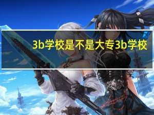 3b学校是不是大专3b学校