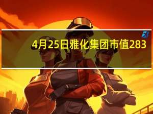 4月25日雅化集团市值283.07亿 股价多少 一分钟带你了解