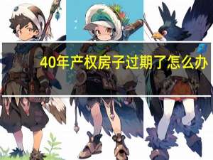 40年产权房子过期了怎么办