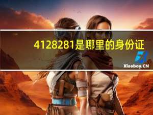 4128281是哪里的身份证