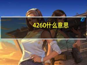 4260什么意思