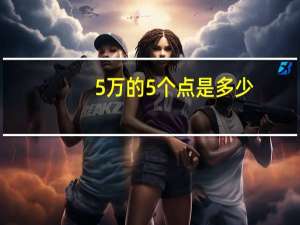 5万的5个点是多少