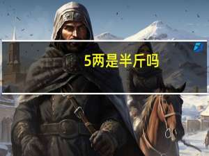 5两是半斤吗