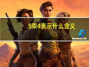 5乘4表示什么含义