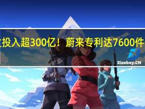 5年研发投入超300亿！蔚来专利达7600件 实现技术全栈