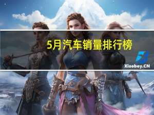 5月汽车销量排行榜