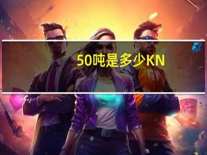 50吨是多少KN