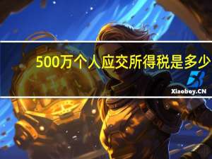 500万个人应交所得税是多少