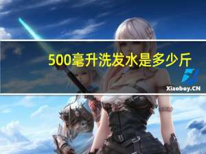 500毫升洗发水是多少斤