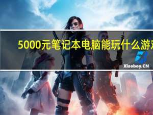 5000元笔记本电脑能玩什么游戏（5000元笔记本电脑）