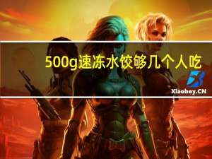 500g速冻水饺够几个人吃